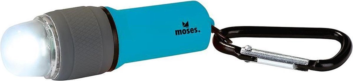 Moses Waterdichte Led Zaklamp Met Sos Functie Blauw
