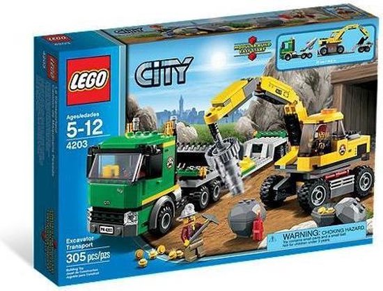 LEGO City Graafmachinetransport - 4203 | bol.com