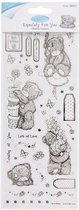 Outline Stickers - Me To You (Floral Bear) - Clear