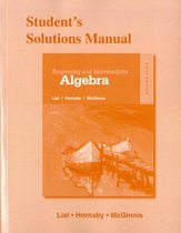 Student's Solutions Manual for Beginning and Intermediate Algebra