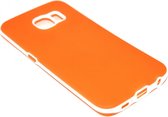 Siliconen hoesje oranje Geschikt voor Samsung Galaxy S6 Edge