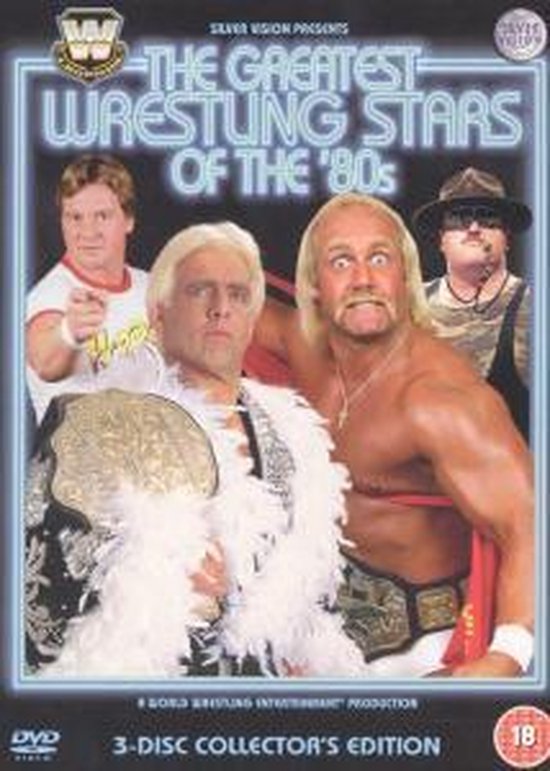 Cover van de film 'WWE - The Greatest Wrestling Stars of the 80s'