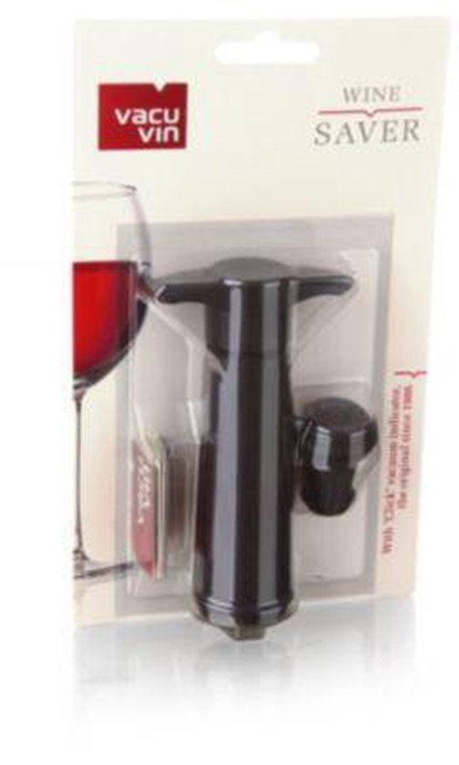bol.com | VacuVin Wine Saver - Wijnfles Vacuümpomp - Vacuum Wijnadsluiter -  Pomp Wijn (incl....