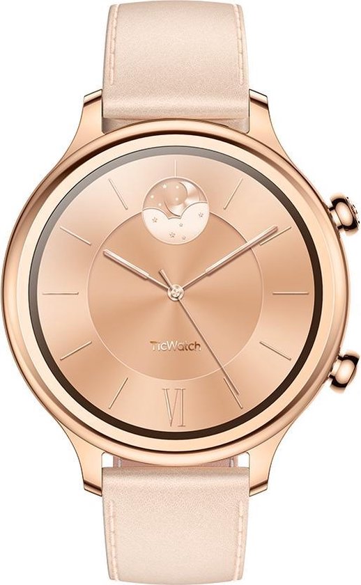 TicWatch C2 - Smartwatch - Roségoud | bol.com