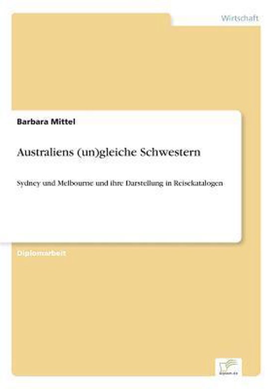 Australiens (un)gleiche Schwestern - cover