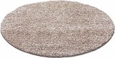 Flycarpets Candy Shaggy Rond Vloerkleed - 120x120cm - Beige