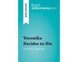 Omslag van BrightSummaries.com - Veronika Decides to Die by Paulo Coelho (Book Analysis)