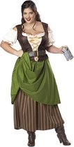 CALIFORNIA COSTUMES - Middeleeuwse serveerster kostuum voor vrouwen - XXL (44/46)