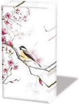 Ambiente 1 pakje zakdoekjes "Bird & Blossom"