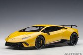 AutoArt 1/18 Lamborghini Huracan Performante - 2017, Giallo Inti (Geel metallic)