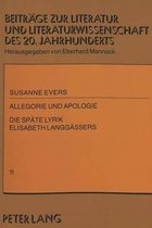 Allegorie Und Apologie