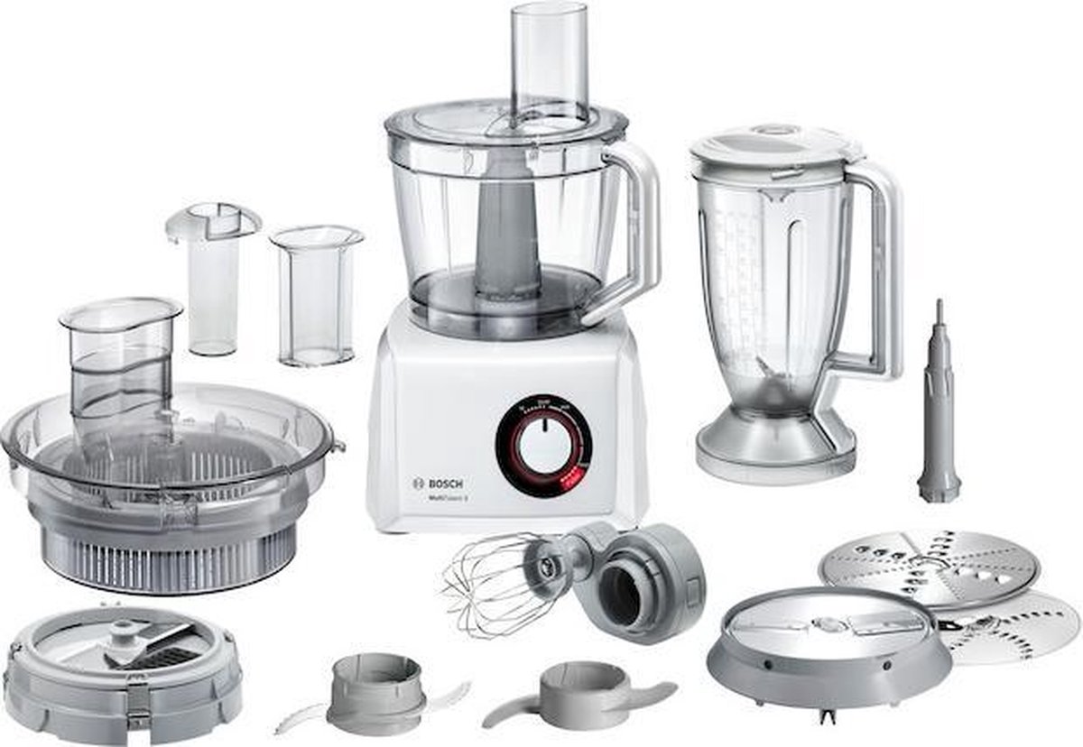 Bosch MultiTalent 8 Foodprocessor 1250 Watt Wit