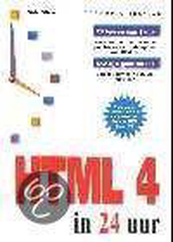 Cover van het boek 'HTML 4 in 24 uur'