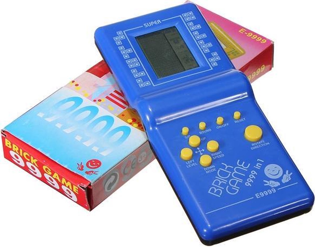 9999-in-1 Retro Spelcomputer - Arcade Gameconsole Met Tetris Frogger /... | bol.com