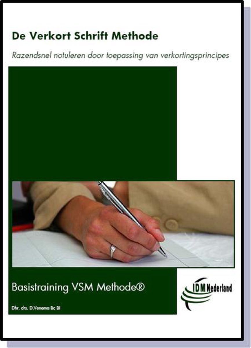 Cursus stenografie middels de Verkort Schrift Methode (VSM Methode,  computer steno),... | bol.com