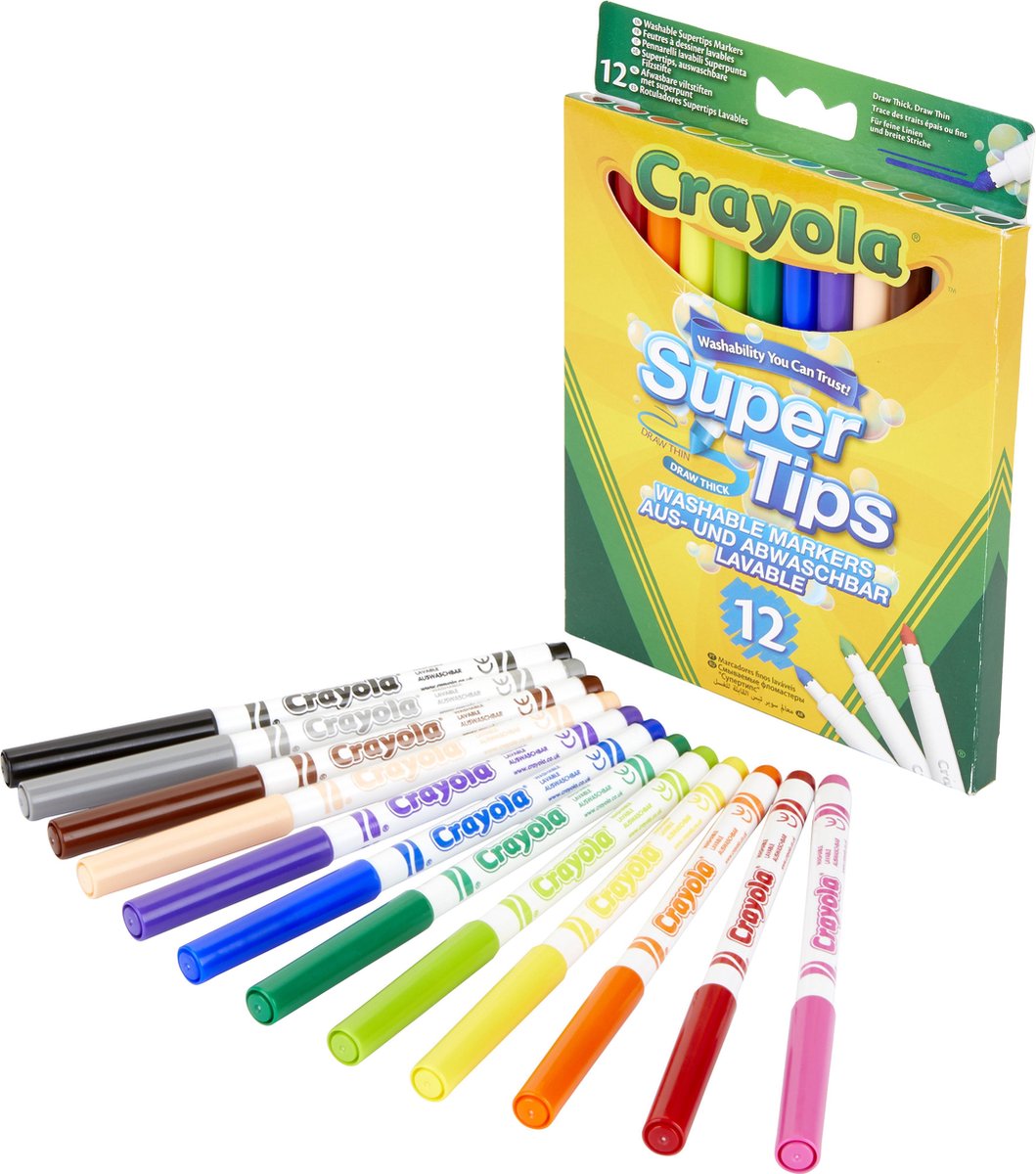 Marqueurs Crayola avec Super Point 24pcs.