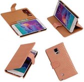 Slang Pink Samsung Galaxy Note 4 Bookcase Cover Cover