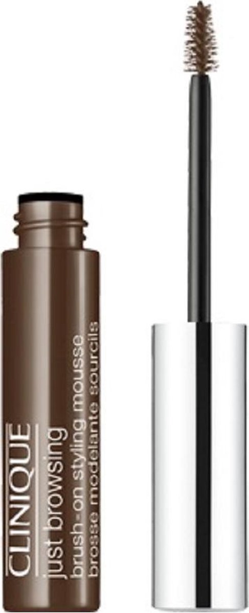Clinique Just Browsing Brush-On Styling Mousse - 03 Deep Brown - wenkbrauwgel