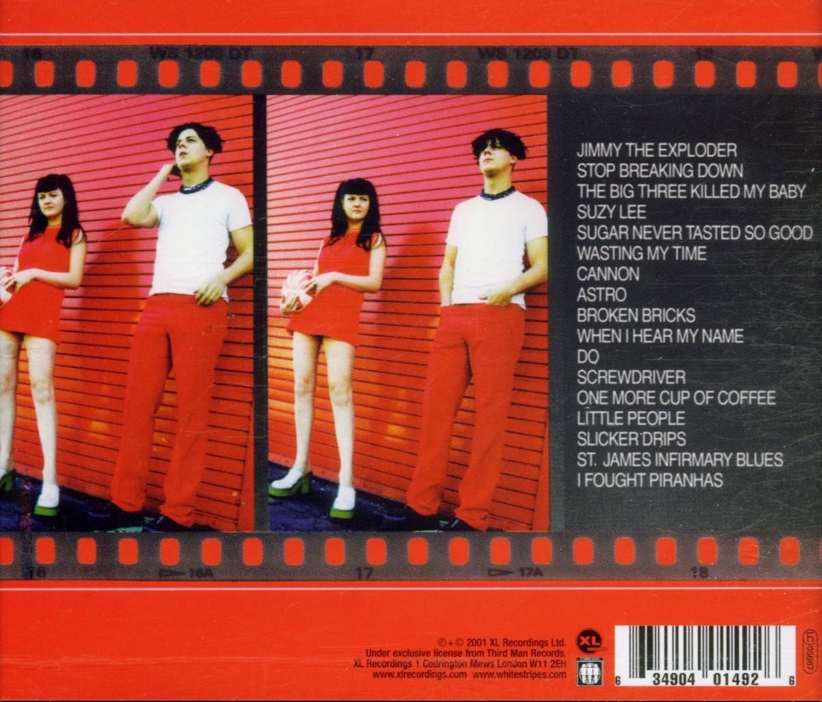 White Stripes, White Stripes CD (album) Muziek