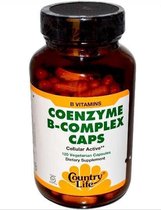 Gluten-vrij Coenzym B-complex supplement (120 veggie caps) - Country Life