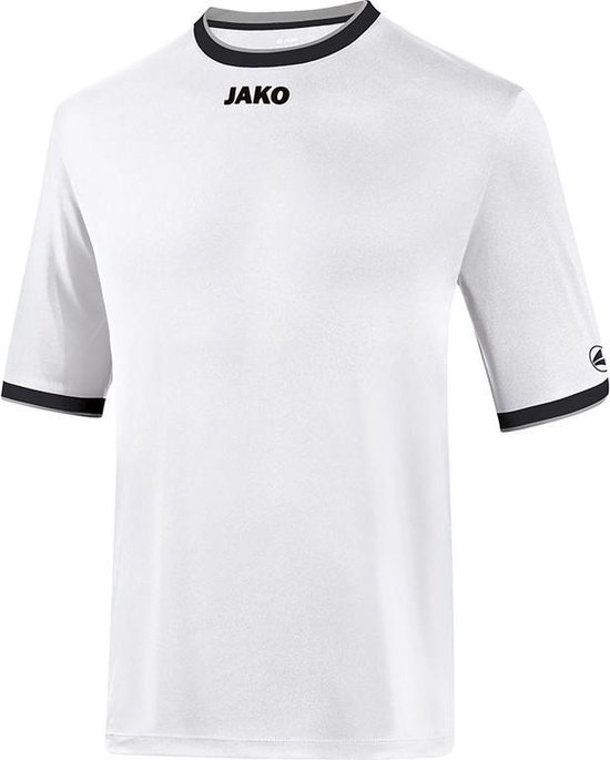 Vergevingsgezind tekst emmer JAKO United - Voetbalshirt - Kinderen - Maat 128 - Blauw/Zwart/Wit | bol.com