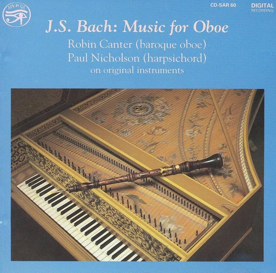 Bach Music For Oboe, Nicholson Canter CD (album) Muziek