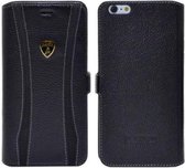 Lamborghini bookcase zwart iphone 6 plus/6s plus -E.T-D1