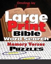 Large Print Bible Word Search Memory Verses Puzzles