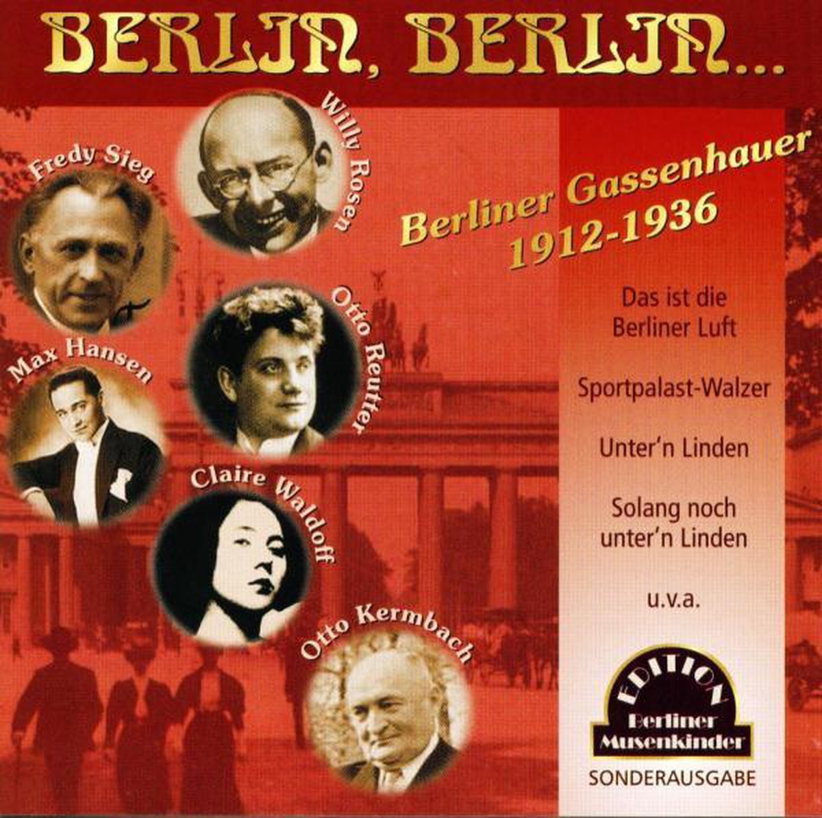 Various - Berlin, Berlin/Berliner Gassenhauer