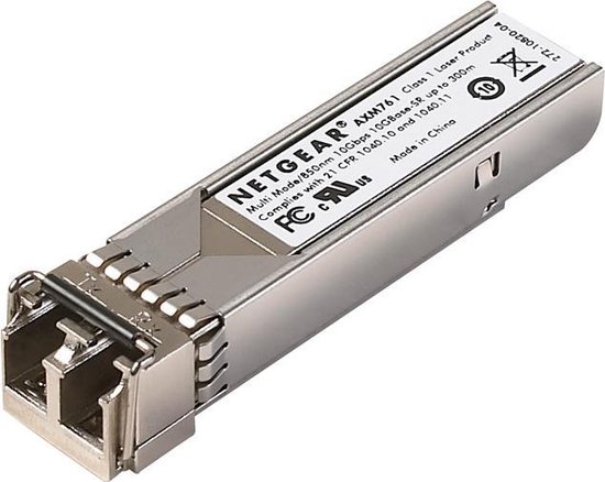 NETGEAR 10 Gigabit SR SFP+, 10pk netwerk transceiver module 10000 Mbit/s SFP+ - Netwerkswitch