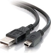 C2G 2m USB 2.0 A/Mini-B Cable USB-kabel USB A Mini-USB B Mannelijk Zwart