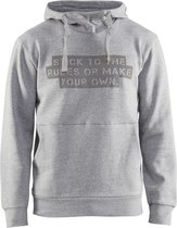 Blaklader Hooded sweatshirt Limited 'Stick to the Rules' 9173-1157 - Grijs Mêlee - XL