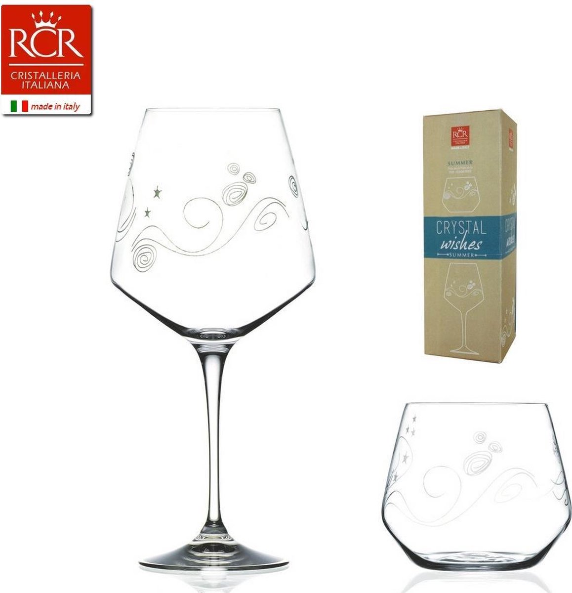 RCR Crystal Wishes Glazen Cadeauset - Zomer