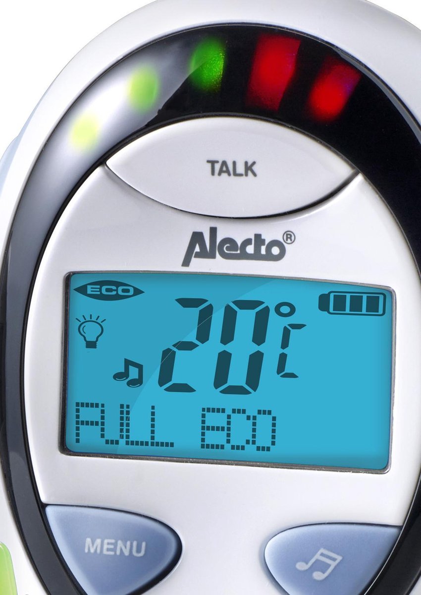 Afbeelding 3 van Alecto DBX-88 ECO - Full Eco DECT Babyfoon met Display - Blauw