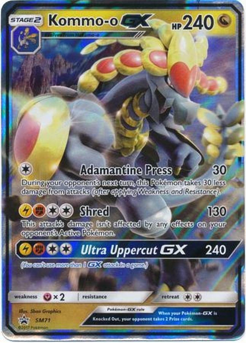 Pokemon Evolution Card Set - Kommo-o, Hakamo-o, Jangmo-o - 163/236