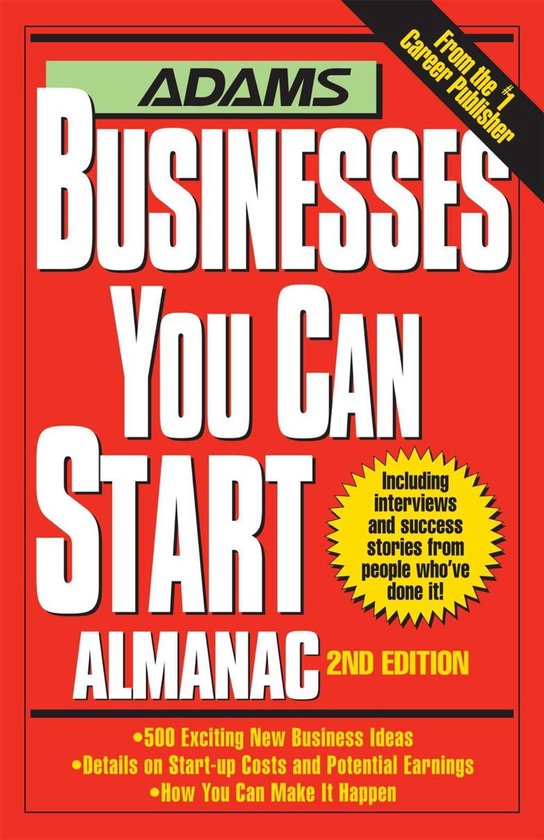 Adams Businesses You Can Start Almanac - cover