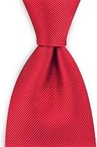 Rode  Stropdas in Zijde uitgevoerd. Rood is power! Kies voor deze rode, geweven zuivere zijden stropdas.