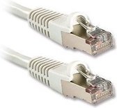 LINDY 47193 RJ45 Netwerkkabel, patchkabel CAT 6A S/FTP 1.50 m Wit Snagless 1 stuk(s)