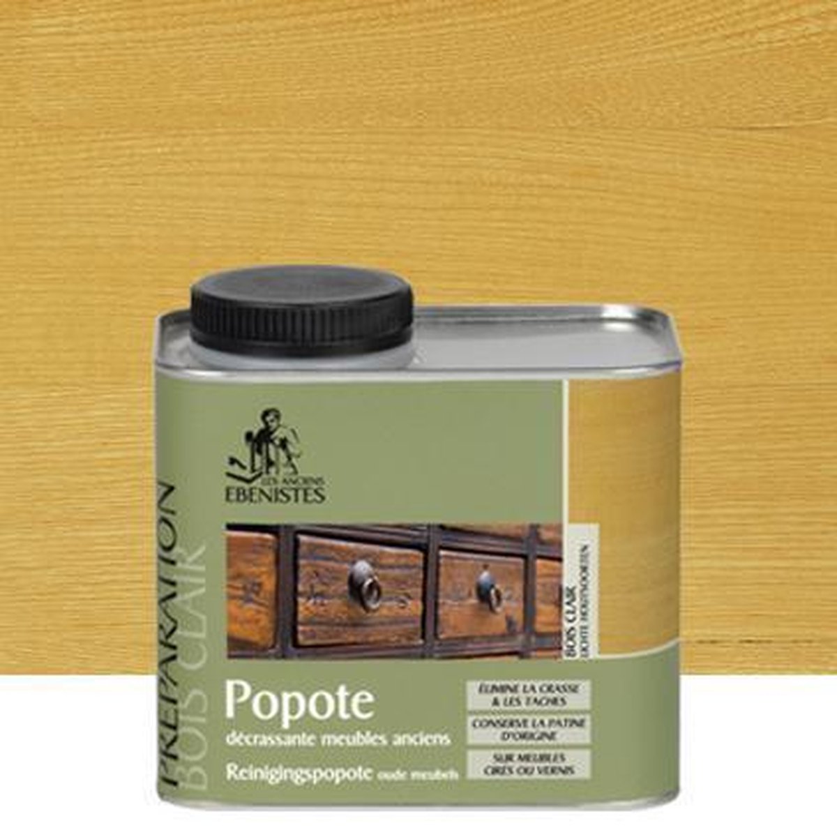 Les Anciens Ebénistes reinigingsproduct lichte houtsoorten 450 ml