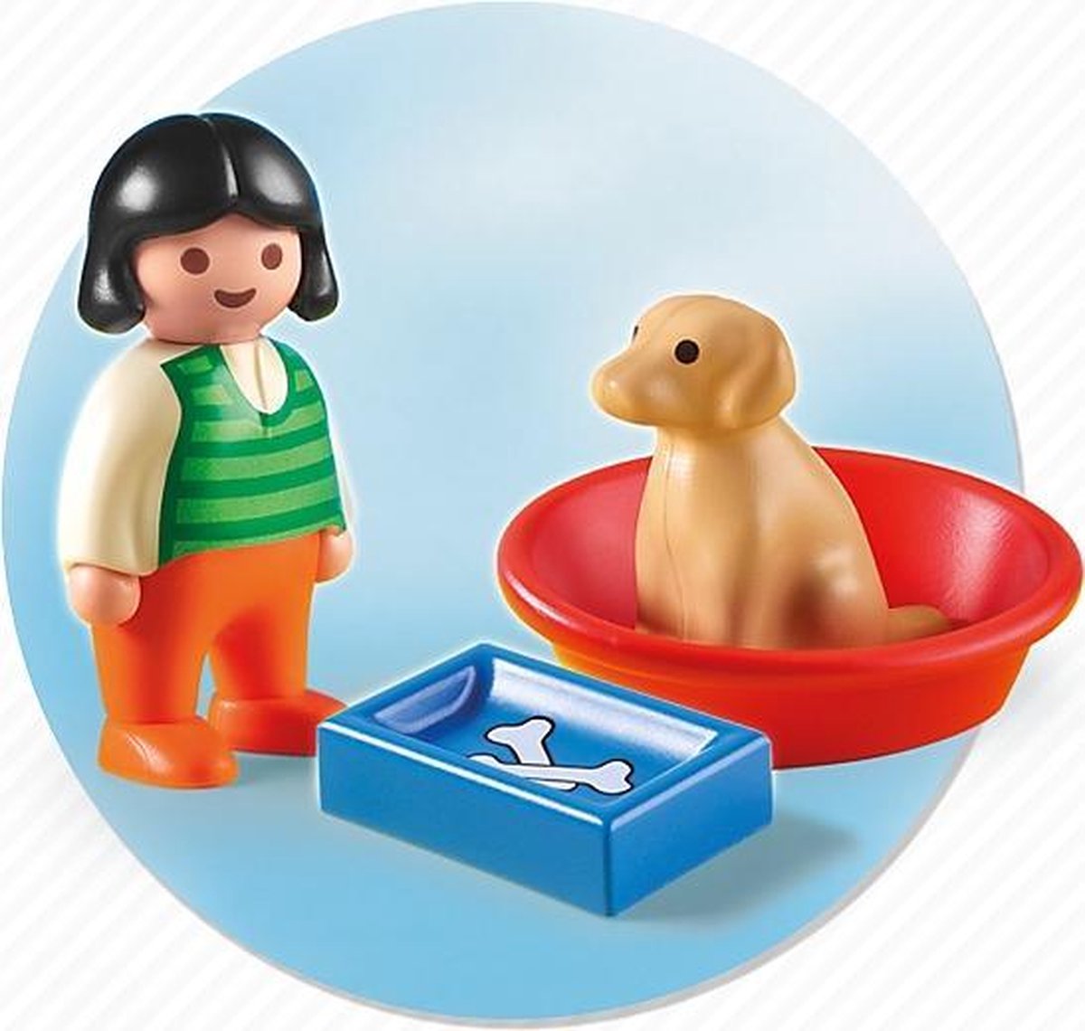 Meisje met haar hond / Enfant avec chien — cadeau in Spellen & Speelgoed - foto 6