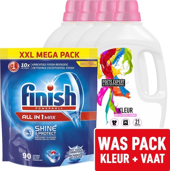 Finish Vaatwastabletten Was Pack met wasmiddel