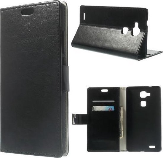 Magnetic Wallet hoesje Huawei Ascend Mate 7 zwart | bol.com