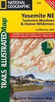 National Geographic Trails Illustrated Map Yosemite Ne, Tuolumne Meadows & Hoover Wilderness California, USA