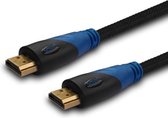 Savio CL-07 HDMI kabel 3 m HDMI Type A (Standaard) Zwart, Blauw