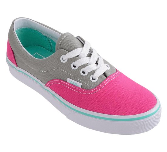 Vans Era Sneakers - Maat 36 - Dames - roze/grijs | bol.com