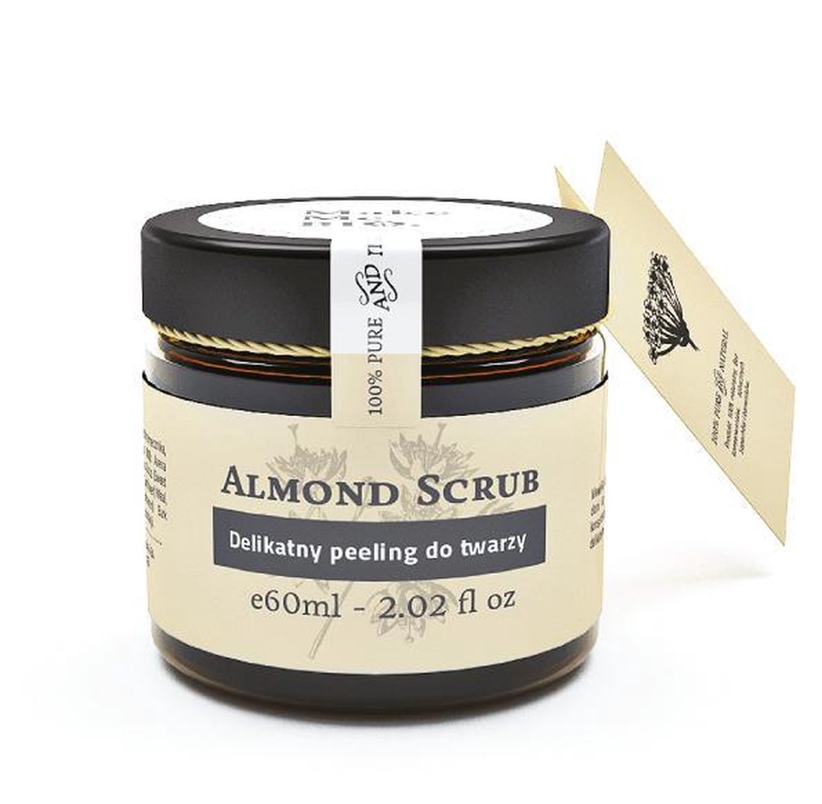 MakeMeBio® Almond Scrub Gentle Facial Scrub 60ml.