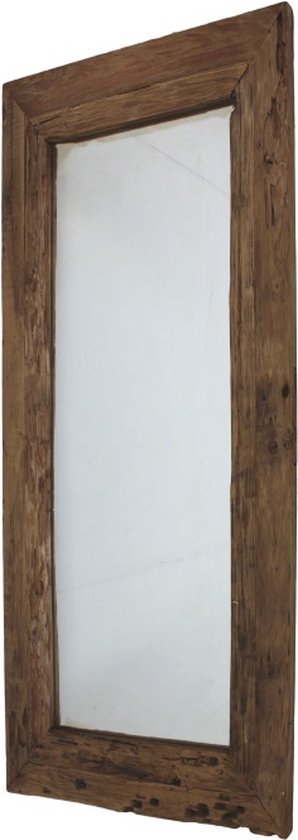 Miroir en bois flotté | teak de racine de teck | 80 x 2 x 120 | bol