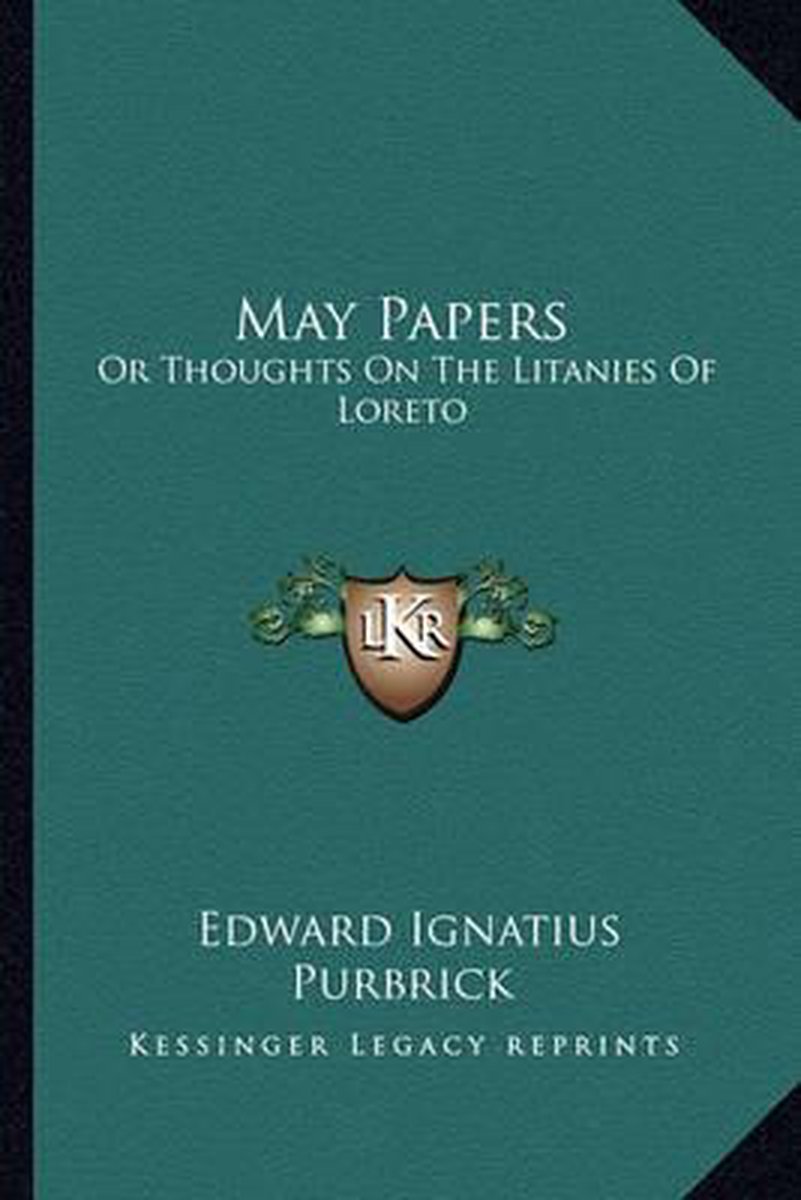 May Papers van Edward Ignatius Purbrick