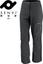 Senvi - Softshell Broek met Soepele Stretch - Maat L - Kleur Zwart