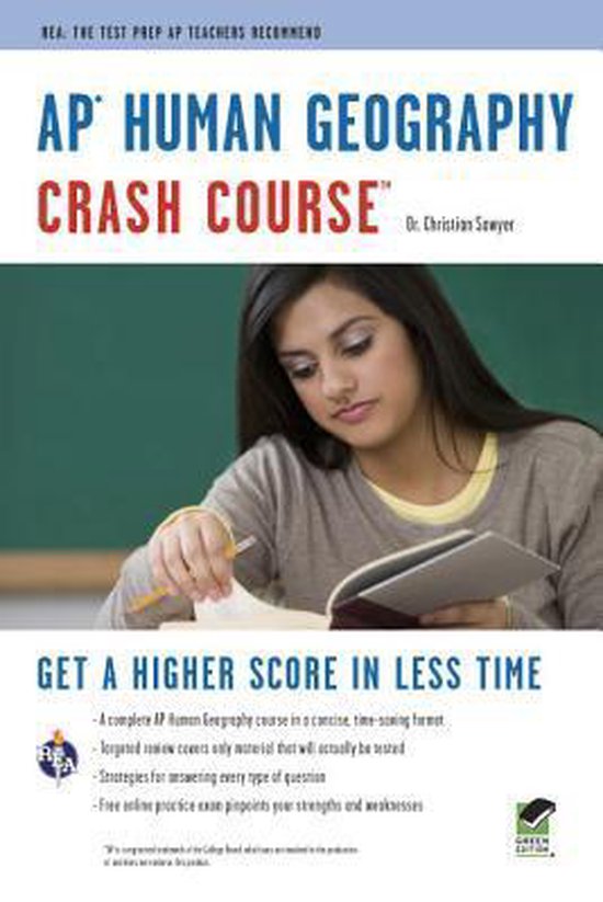 Ap(r) Human Geography Crash Course Book + Online, Dr Christian Sawyer